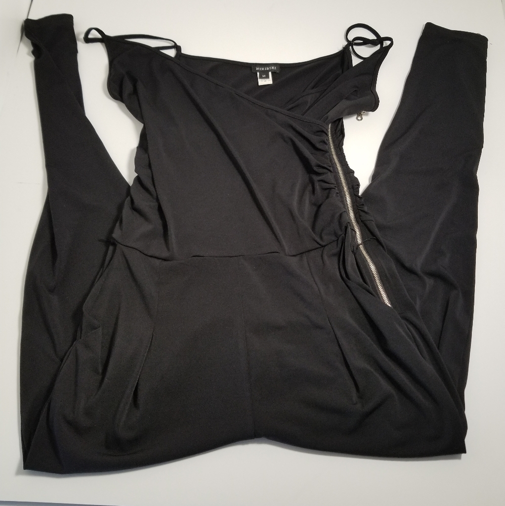 Petite Womens Nikibiki Jumpsuit with zipper